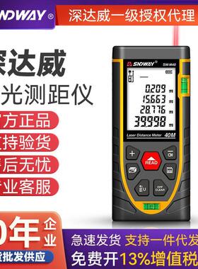 SNDWAY深达威激光测距仪SW-M50/80/100/120米电子尺测距离量房仪