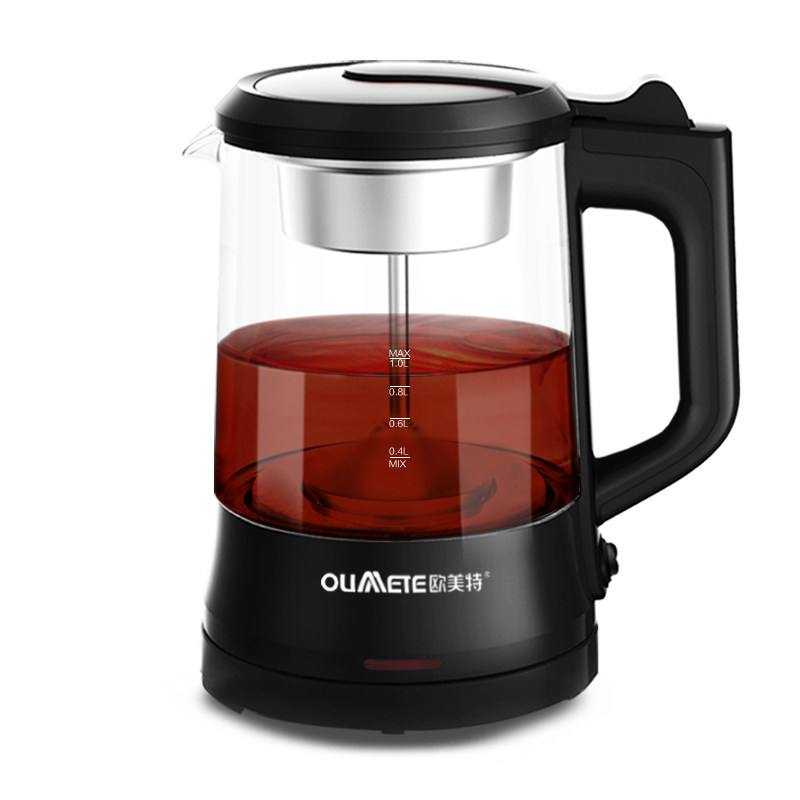 欧美特煮茶器黑茶壶蒸茶器蒸汽耐热玻璃全自动电热煮茶壶普洱保温