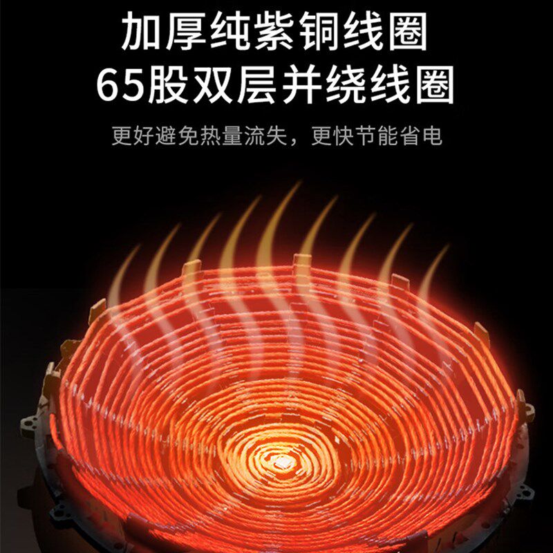 大功率商用电磁灶20kw大型学校食堂宴席大锅灶双头凹面大小组合炉