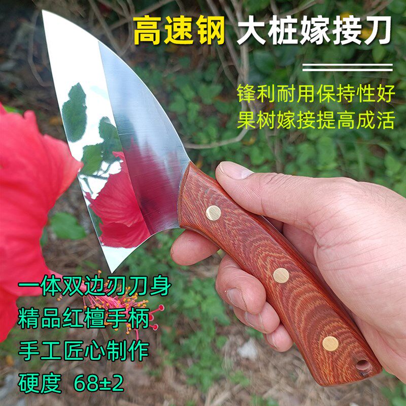 M42高速钢大枝嫁接刀荔枝龙眼大树桩果树嫁接工具园林园艺芽接刀