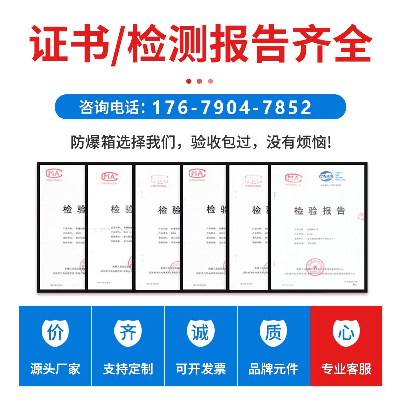 防爆磁力启动器水泵风机电机控制箱220V380V远程开关按钮配电箱