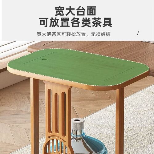 移动茶台小茶桌家用茶水柜阳台茶车茶几具茶盘烧水壶一体组合边柜