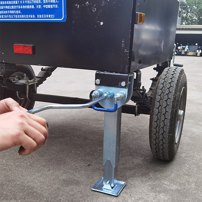 伸缩型千斤顶重型房车支架推车机械手摇驻车支腿汽车支撑架配件