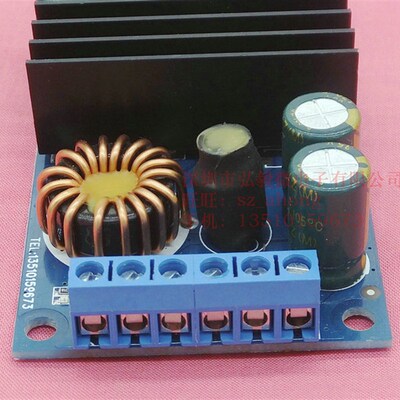 LTC3780自动升降压可调电源模块12V转12V10A 12V升24V5A车载电源
