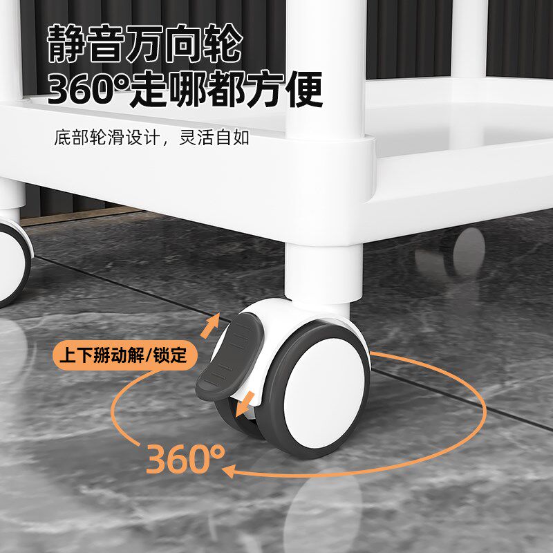 美容车美容院专用小推车移动手推置物架小气泡皮肤管理仪器工具车