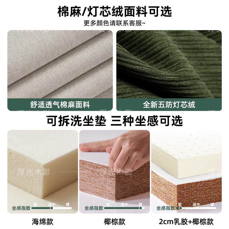 小户型客厅实木1米5多功能折叠沙发床一体两用1米2书房隐形梳化床