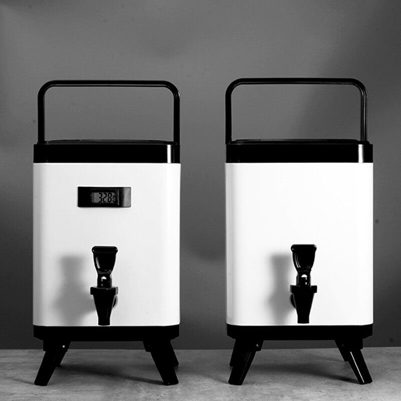 方形商用奶茶保温桶不锈钢双层奶茶桶泡茶咖啡桶饮料豆浆大容量