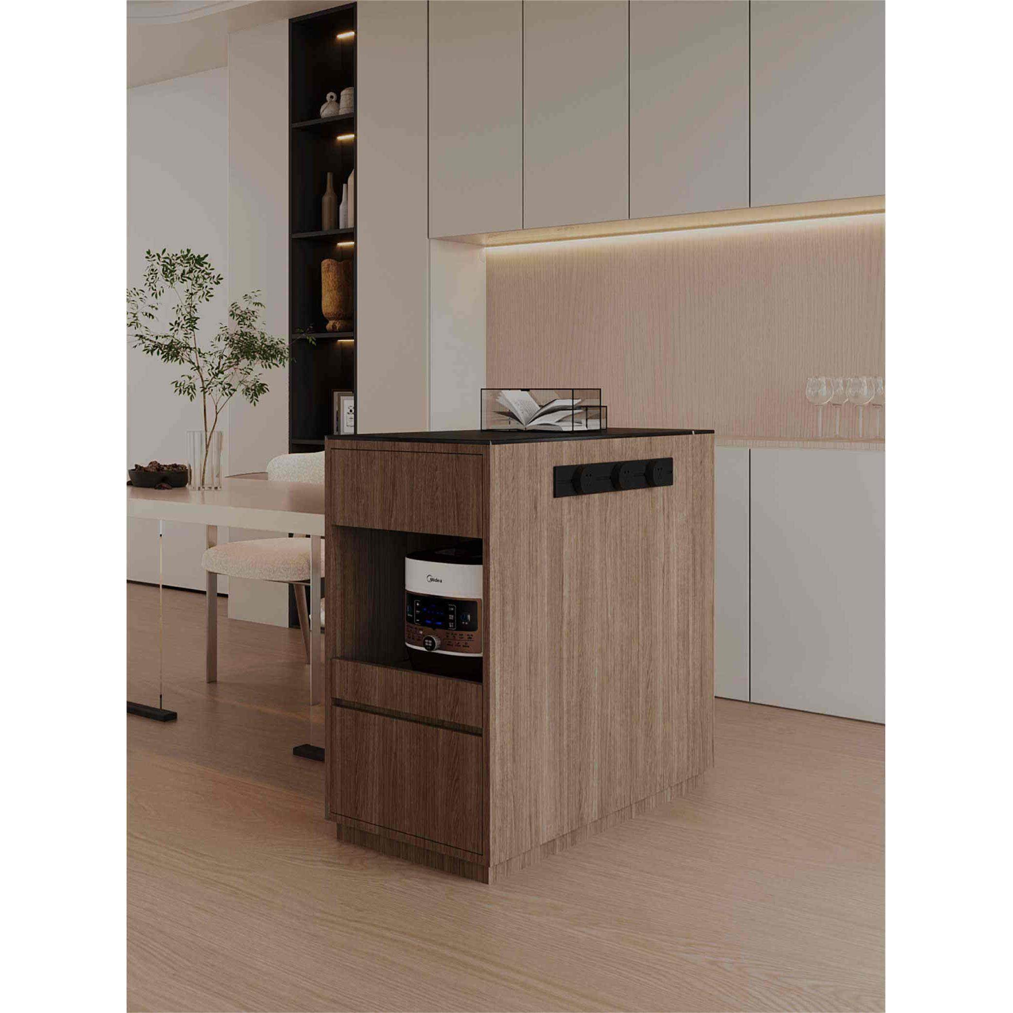 实木岛柜小公寓独立移动岛餐具柜厨房活岛浇筑表单导表,住宅家具,可移动边柜,淘宝优惠券,粉丝福利购,淘宝优惠卷