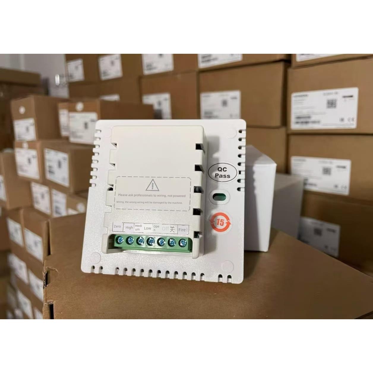 需定制海林温控器中央空调控制面板液晶风机盘管开关HL108DB2