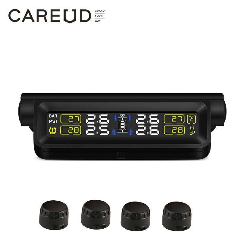 CAREUD凯佑T318太阳能胎压监测器 汽车监测器内置外置TPMS无线胎