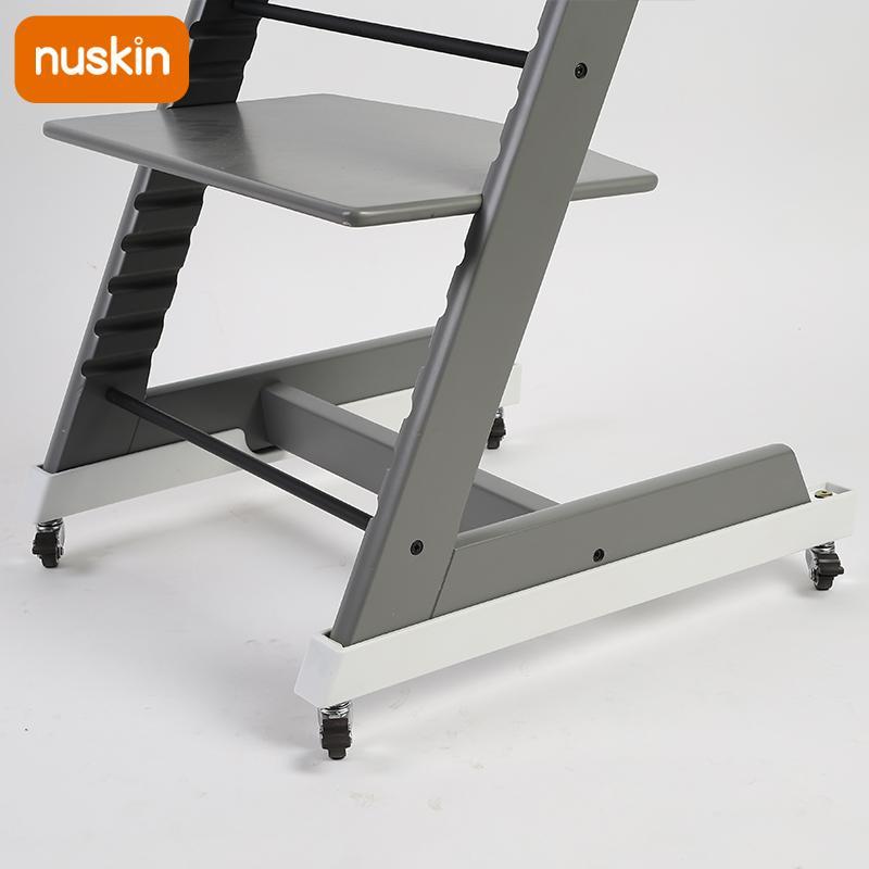 成长椅滑轮套件婴儿座椅万向轮带煞车stokk成长椅轮子餐椅配件