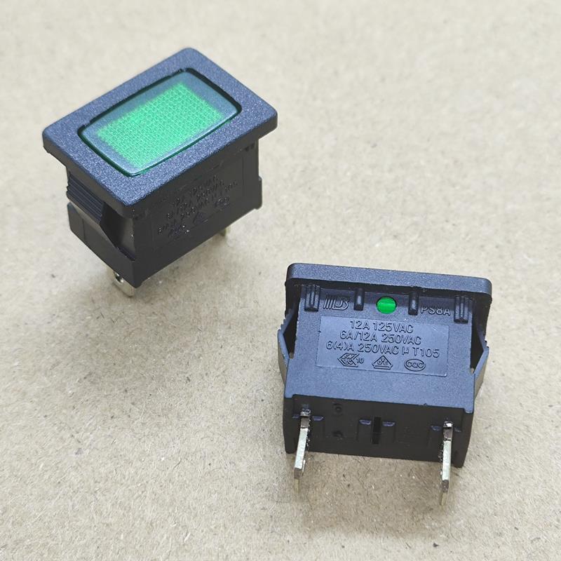 BEJ PS8A长方形电源讯号灯 立式直插2脚 冰柜冰箱指示灯8A 250VAC