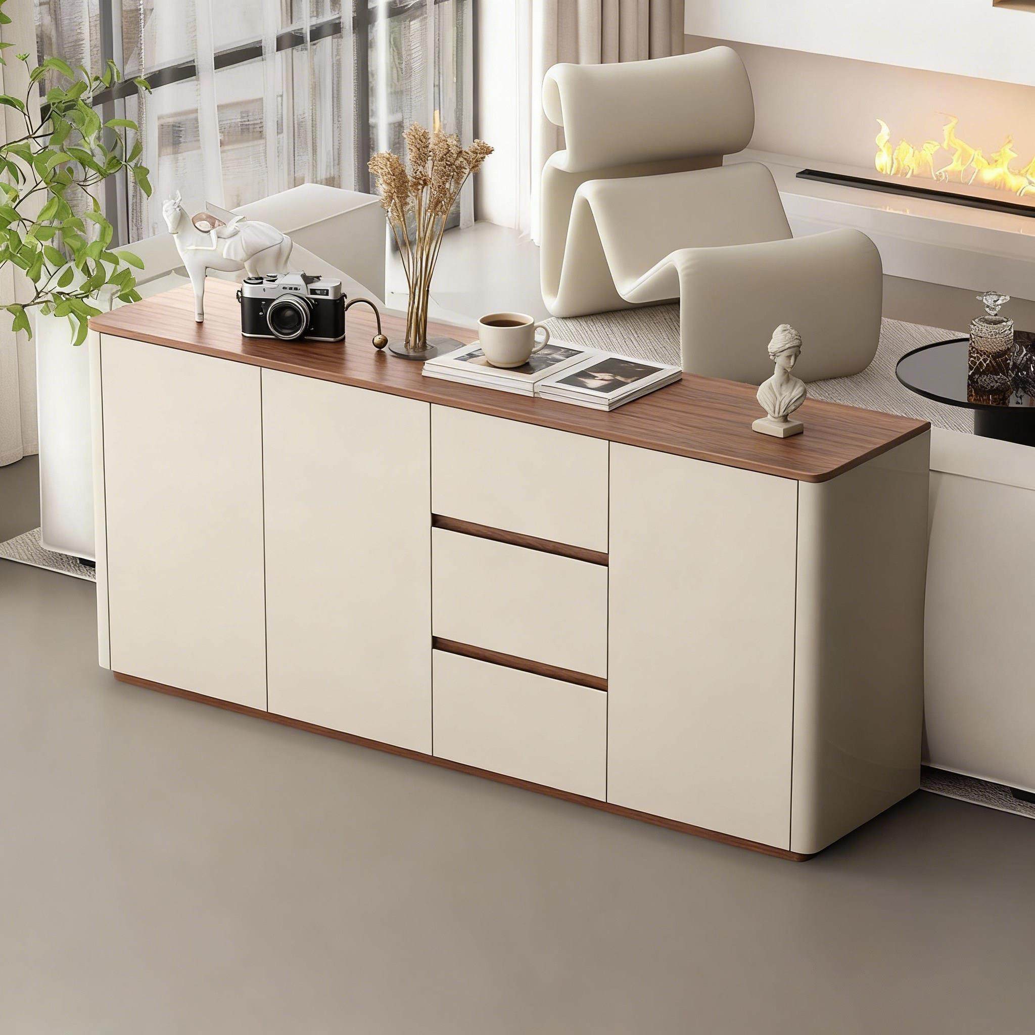 定制餐边柜实木靠墙一体家用柜子储物矮柜厨房橱柜客厅茶水置物柜,住宅家具,餐边柜,淘宝优惠券,粉丝福利购,淘宝优惠卷