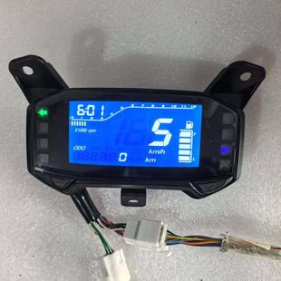 望江望龙UY摩托车125仪表液晶显示屏码表里程油量转速表时间总成