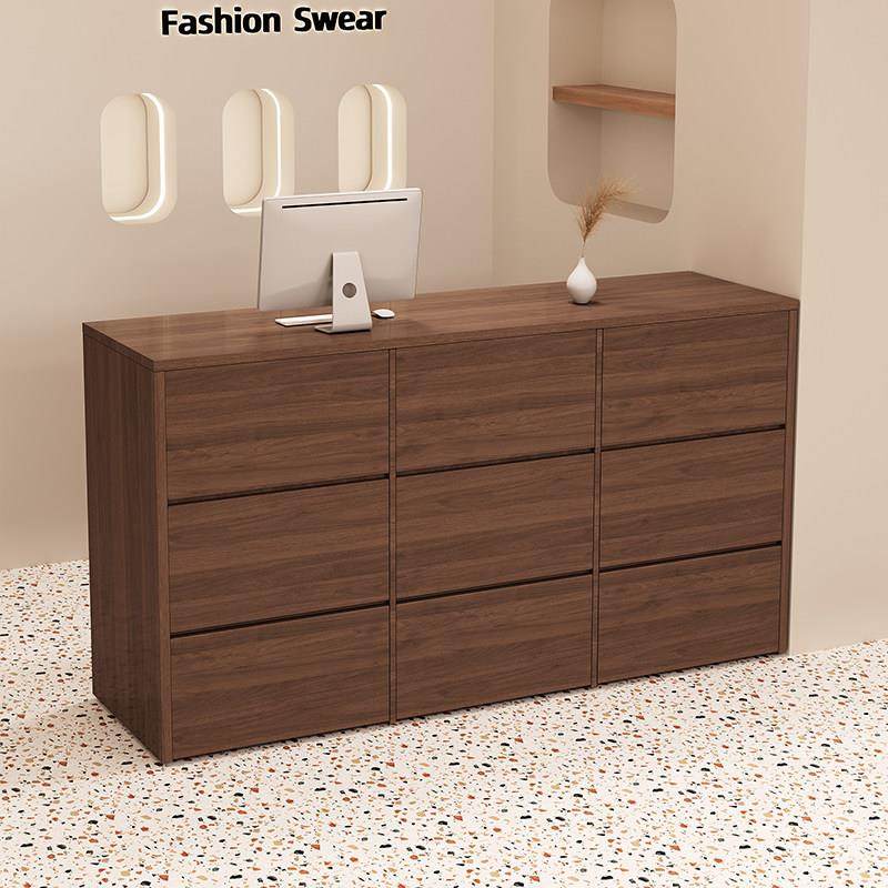 复古服装店收银台古风美容院吧台前台接待台柜台桌现代简约吧台,商业/办公家具,收银台,淘宝优惠券,粉丝福利购,淘宝优惠卷