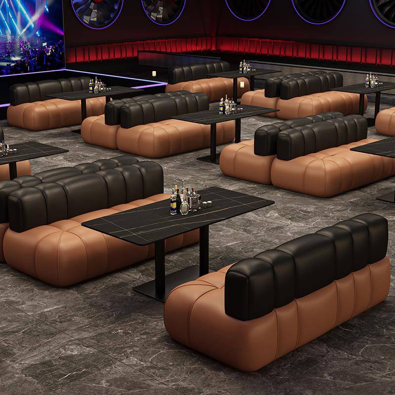需定制网红咖啡厅奶茶店桌椅组合商用包厢KTV酒吧清吧音乐休闲卡