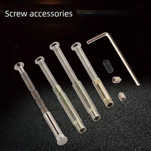 新型室内门木门锁配件锁体锁芯拉手拉手螺丝方条面板连接螺丝