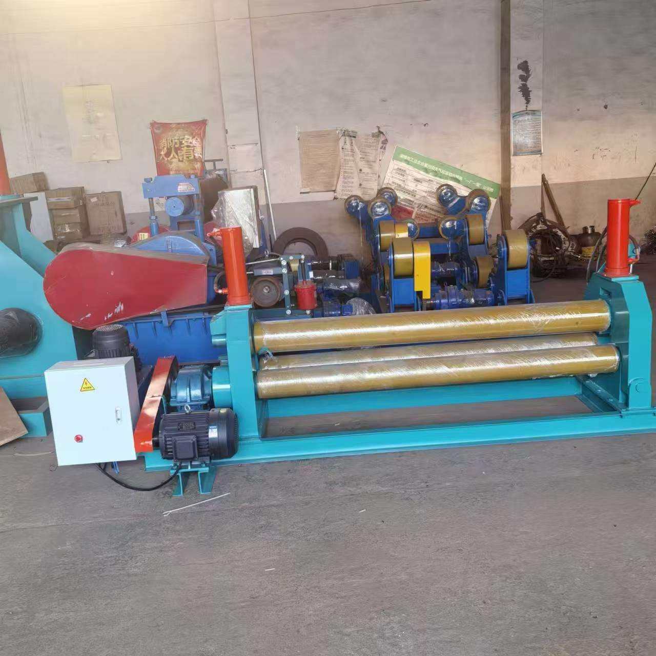 液压卷板机16厚两米二宽电动卷板机钢板卷圆机挂胶不锈钢用滚圆机,鲜花速递/花卉仿真/绿植园艺,割草机/草坪机,淘宝优惠券,粉丝福利购,淘宝优惠卷