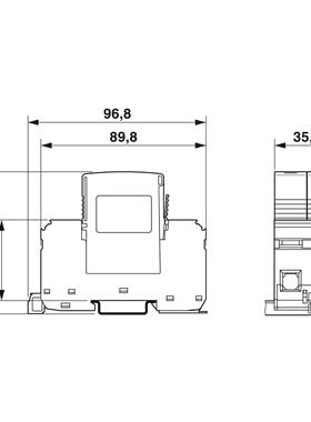 菲尼克斯2910552 VAL-MS-EE-T1/T2-1+1-335-FM浪涌保护器电涌防雷