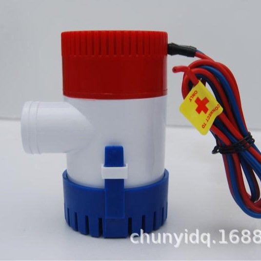 DC12V/24V直流电动潜水泵 微型舱底泵 船用排水泵