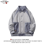 PLAY DCDN日系复古工装 夹克男秋潮牌户外机能痞帅宽松连帽冲锋衣