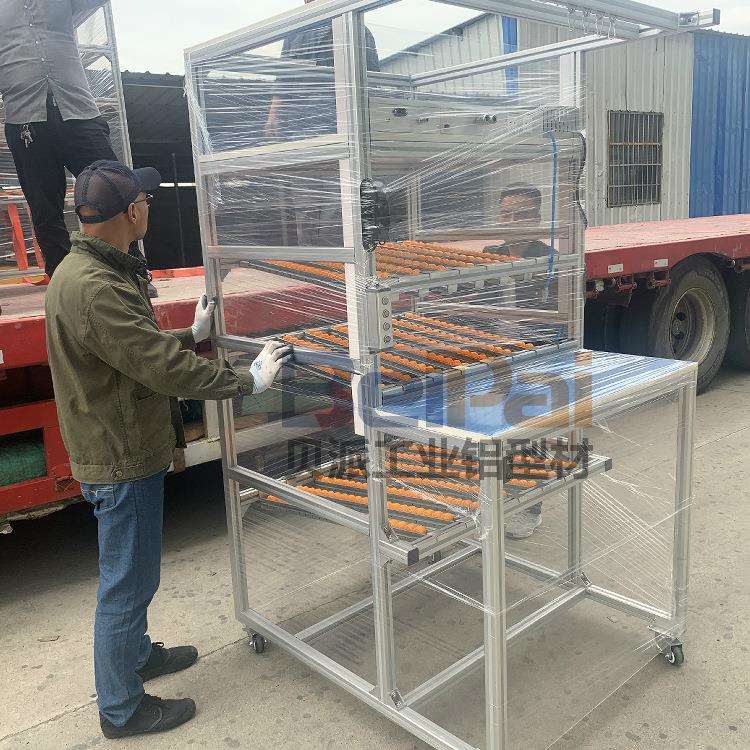 防静电台面板电器生产线工作台流利条物料滑动组装操作物料配送