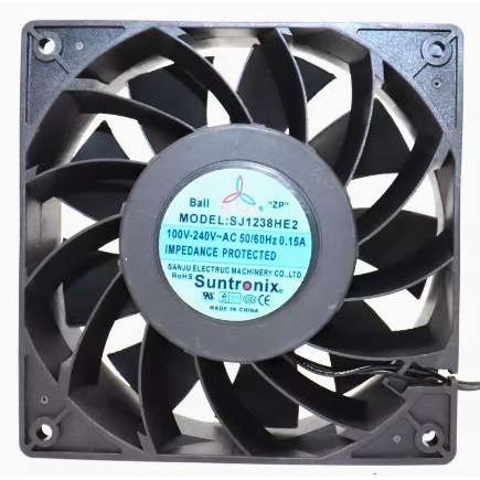 SANJUN/三巨SJ1238HE2 200-240V12038大风量电控箱散热风扇风机
