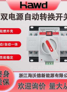 PC级双电源自动转换开关2P63A 4P125A迷你型双电源智能切换控制器