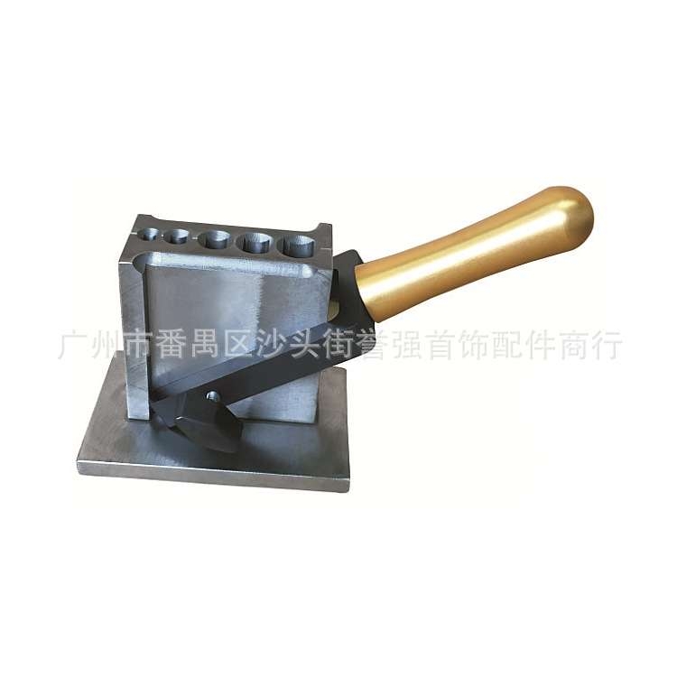 YUQIANG欧式两用平板+四方柱大油夹 平板与圆条油槽 金银首饰模具