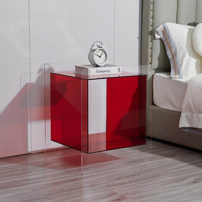网红设计透明亚克力床头柜简约现代轻奢角几边几沙发柜收纳储物柜,鲜花速递/花卉仿真/绿植园艺,割草机/草坪机,淘宝优惠券,粉丝福利购,淘宝优惠卷