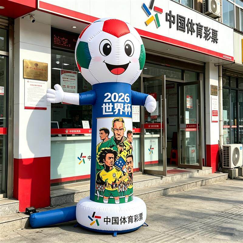 充气招手人世界杯卡通指路开业拱门庆典活动财神爷气模人定制店铺