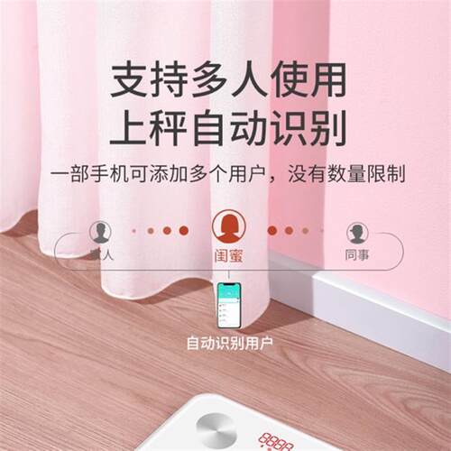 燃世界健康智能体脂秤智能蓝牙体脂秤