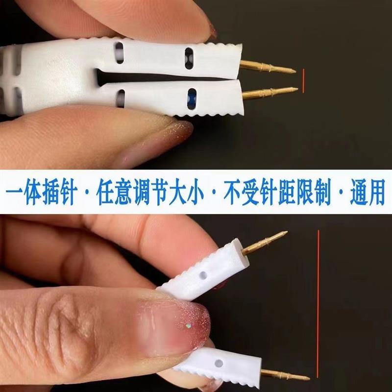 36V低压灯带插头2针自由调节插头接头变压器36伏灯带led电源插头