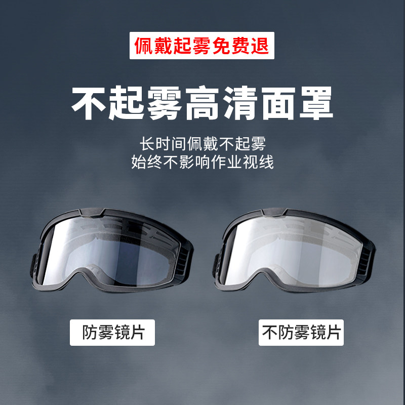 面罩全脸防护防工业粉尘防尘肺装修工地煤矿打磨呼吸防护工业防尘