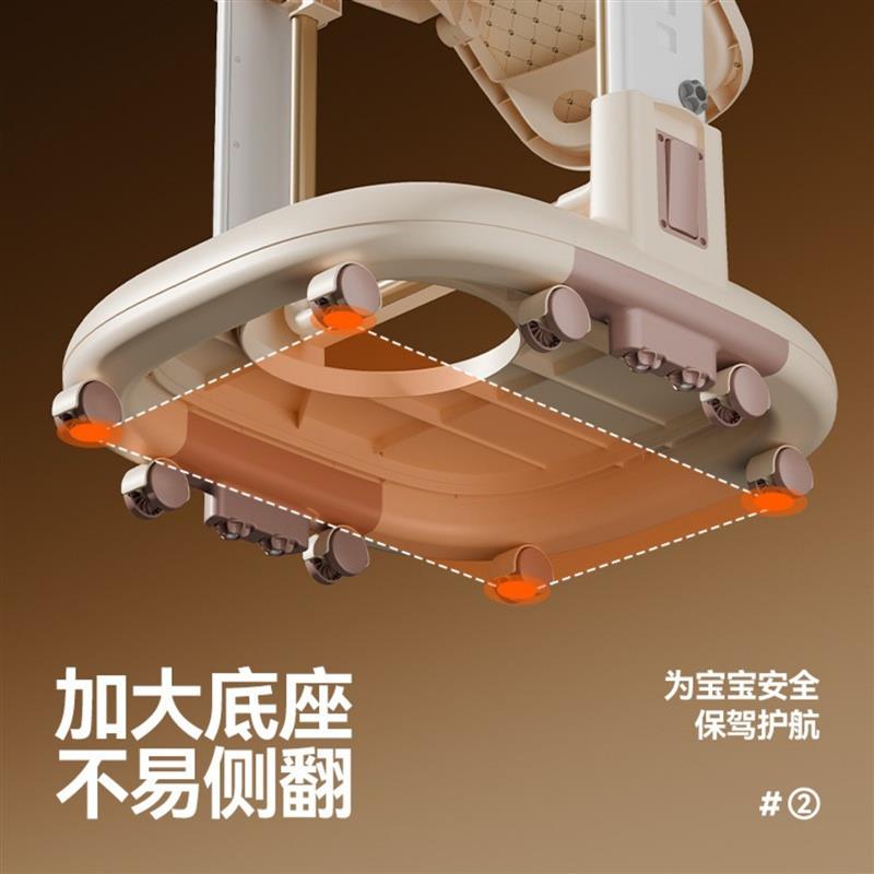 三合一宝宝餐椅摇椅多功能学步车家用婴儿餐椅座椅儿童吃饭椅子