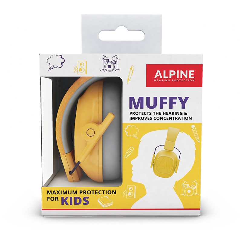 荷兰原装 Alpine 乐手鼓手音乐节演唱会隔音降噪耳罩 MUFFY儿童版