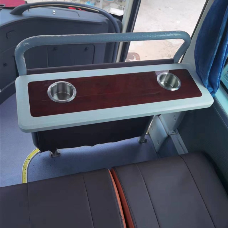 客车可折叠小桌板大巴旅游车护栏加装小桌板商务车改装车载办公桌