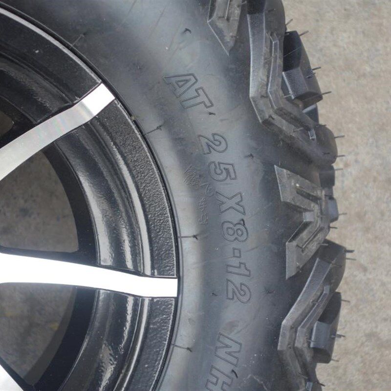 四轮越野钢管卡丁车沙滩车25X8-12 25X10-12寸A字花纹轮胎铝轮毂