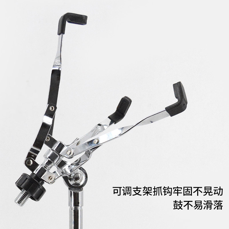 25管径加粗专业军鼓架架子鼓哑鼓架镲架双板可调节爵士鼓配件支架