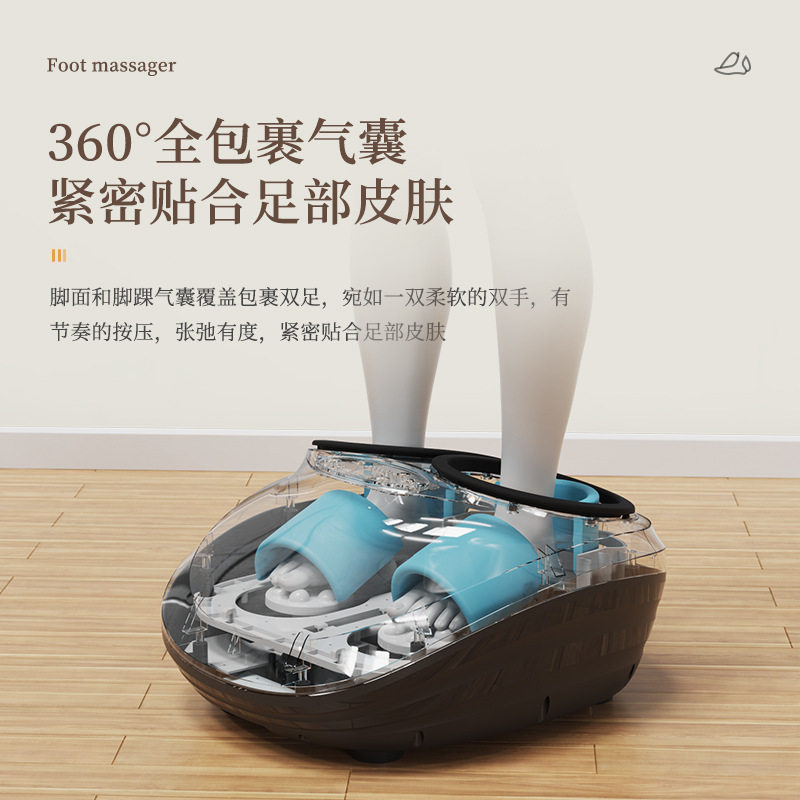 110V伏出口小家电台湾全自动脚部按摩器足底按摩器小腿气囊足疗机