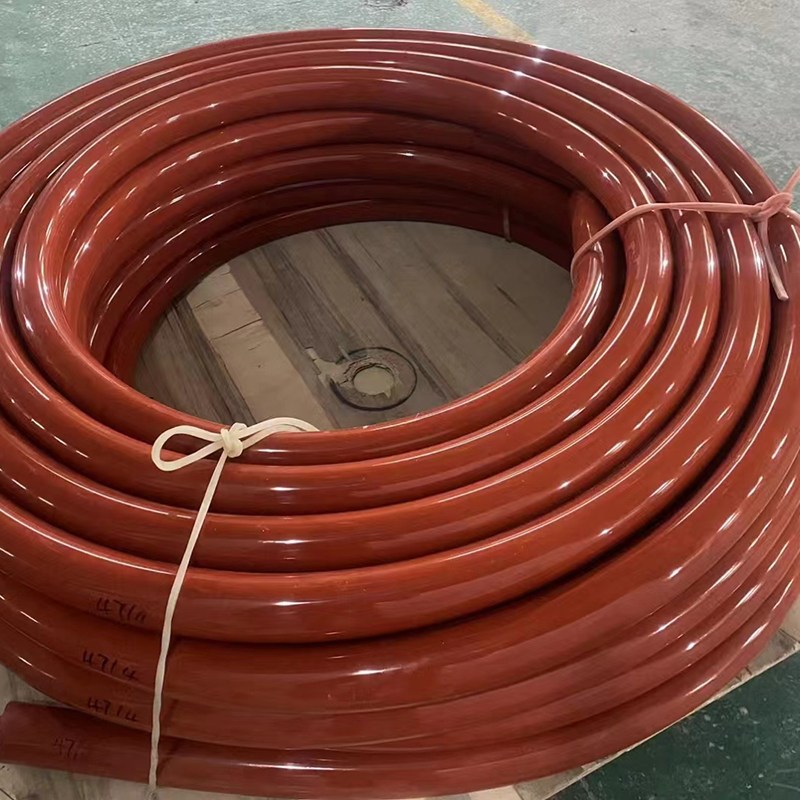 现货电晕处理机矽胶管口径32-300mm耐磨耐高温耐电击进口矽胶套管