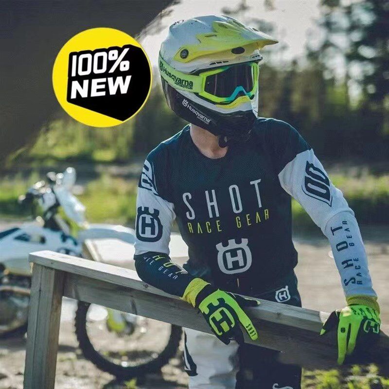 2023 Husqvarna越野摩托车骑行服套装SHOT胡斯瓦纳拉力透气赛车服