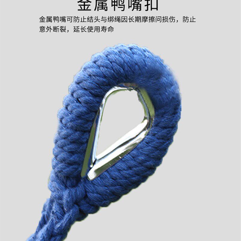 吊床户外防侧翻月牙棒加厚帆布双人单人公园野餐宿舍室内秋千吊椅