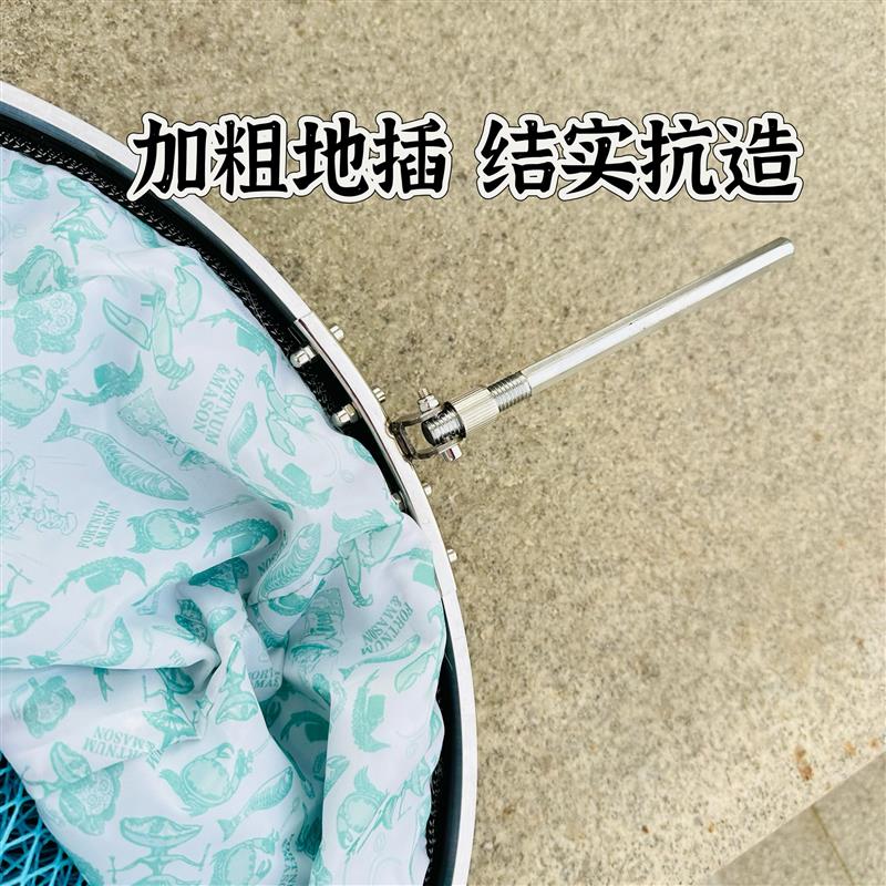 【特大口径鱼护】50cm直径大圈口鱼护大力马挂胶鱼护防挂速干鱼护