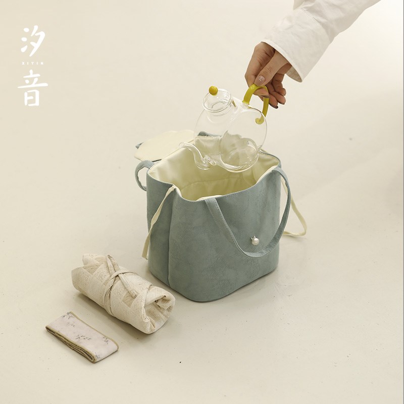 女士绿茶专用泡茶壶一人饮小壶家用高档仿宋玻璃执壶功夫茶水分离