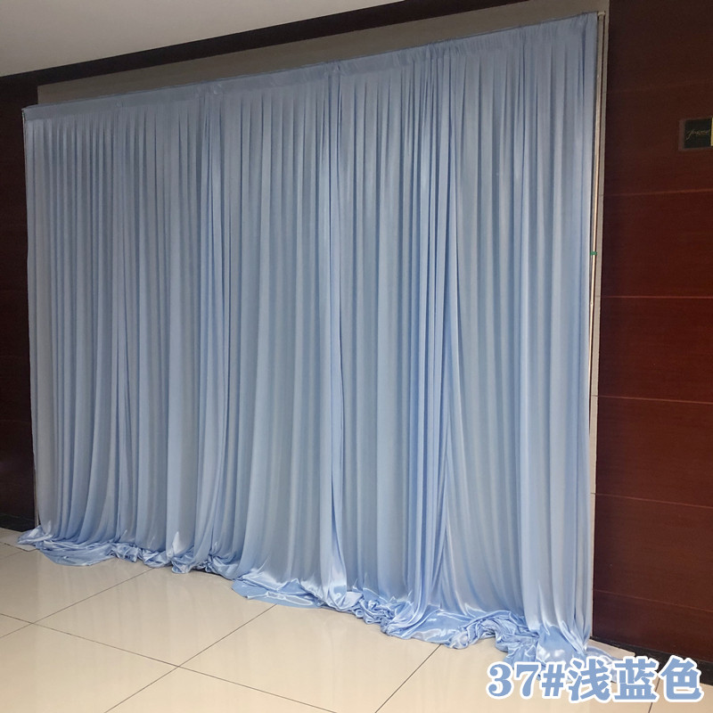 珠光冰绸布婚庆冰绸布婚礼吊顶布幔中式纱幔婚礼背景布幔整卷65米