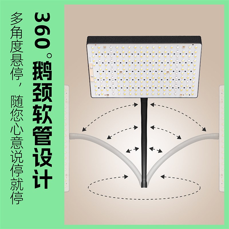 25瓦全光谱LED植物补光灯桌面室内仿太阳光多肉养花暖白光无频闪