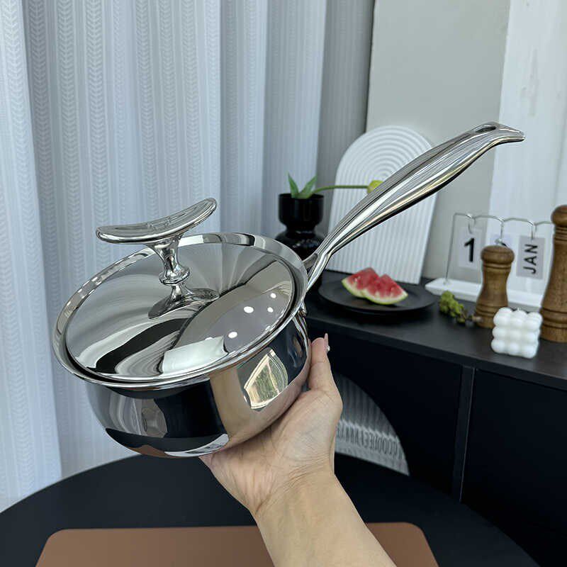 18/10不锈钢加厚奶锅汤锅辅食小锅泡面宝宝煮面煮汤热奶小锅家用