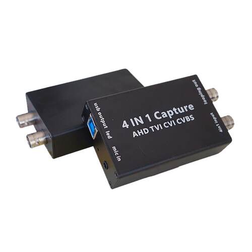 8MP TVI视频采集卡CVBS AHD CVI输入转USB出1080P电脑手机OBS录制