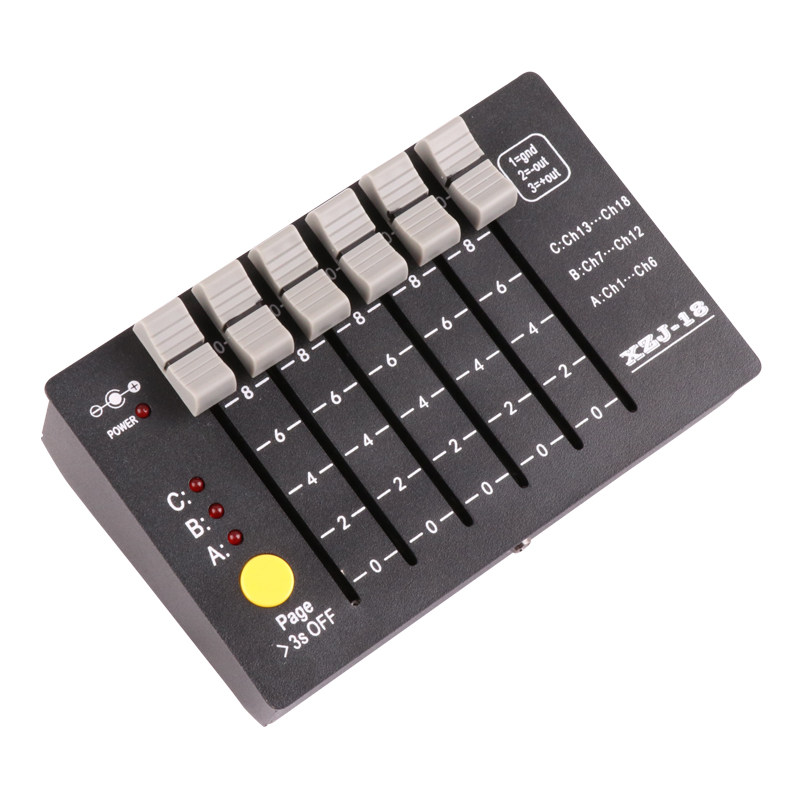 DMX512控制器 舞台演出测试/维修/调试迷你灯光控台小控台 调光台